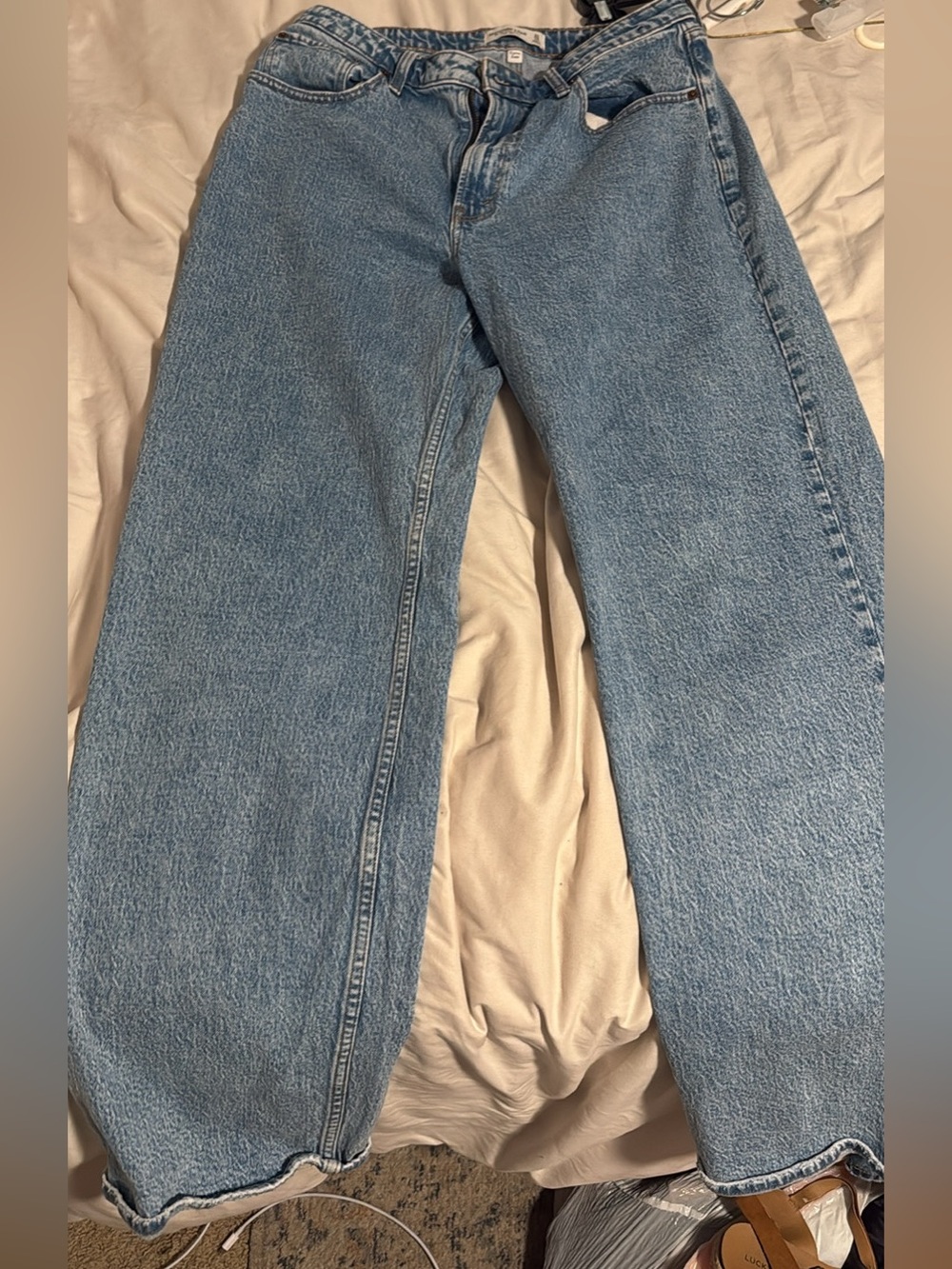 Men's Classic Light Blue Denim Jeans